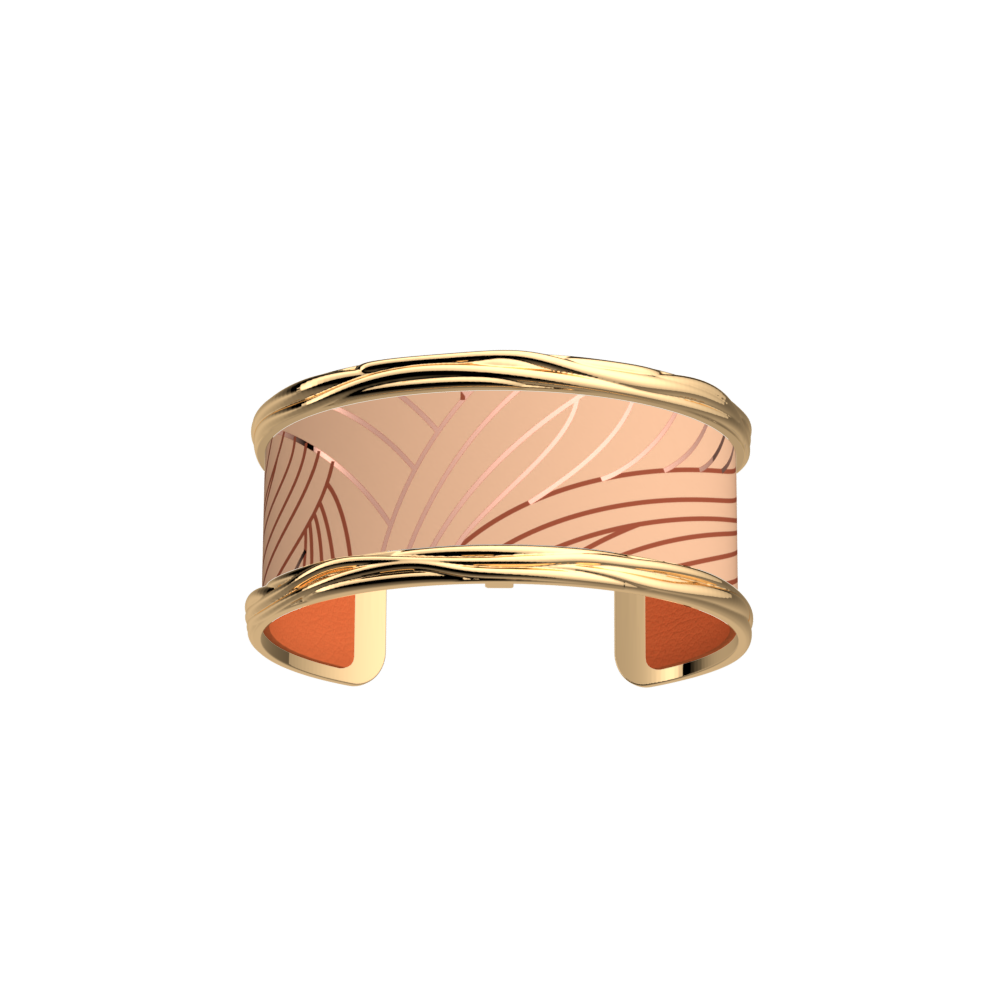 Pure Sillage Bracelet, Gold Finish, Ligne De Vie / Salmon  image number 1